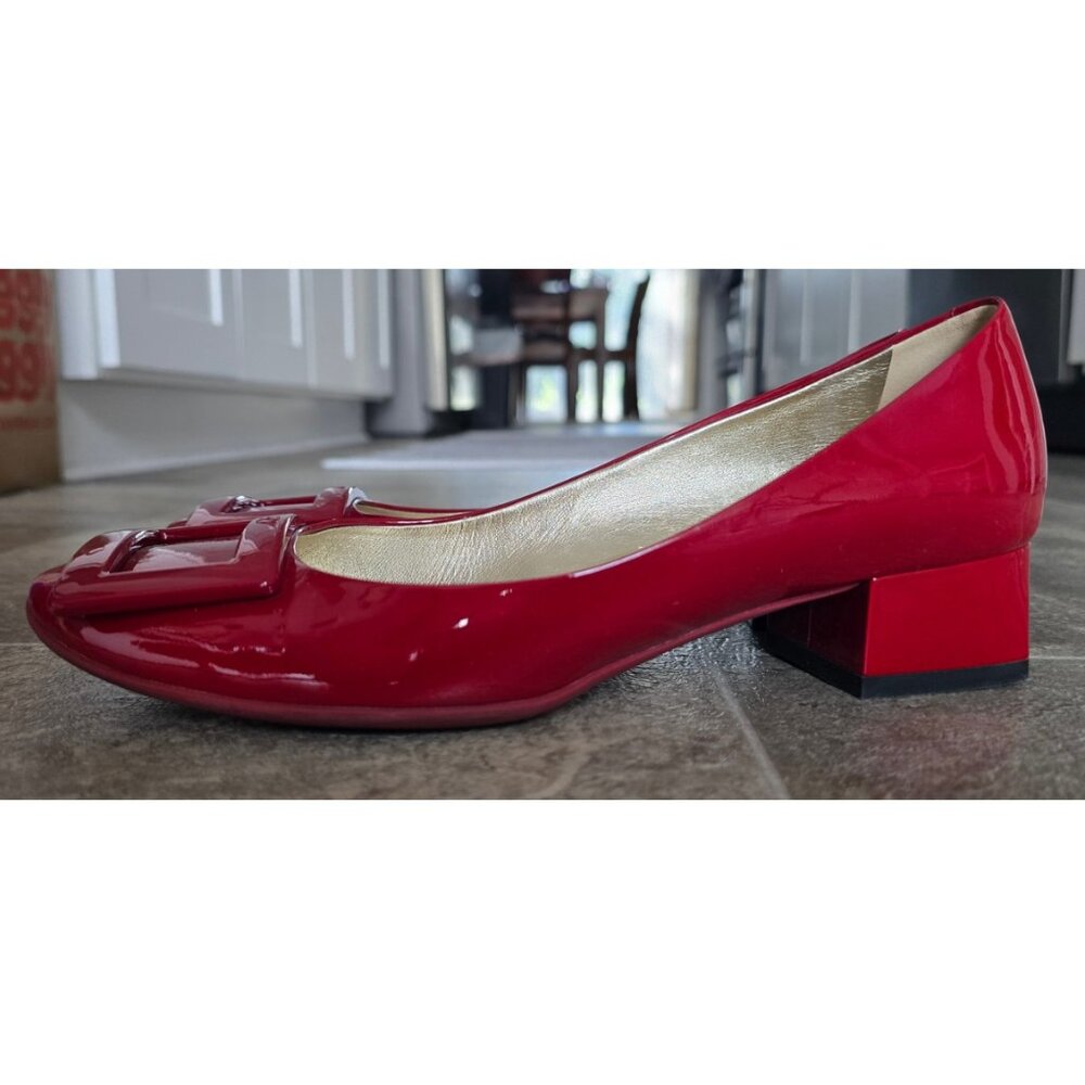 Roger Vivier, Red Patent Leather Ballet Flats, 37